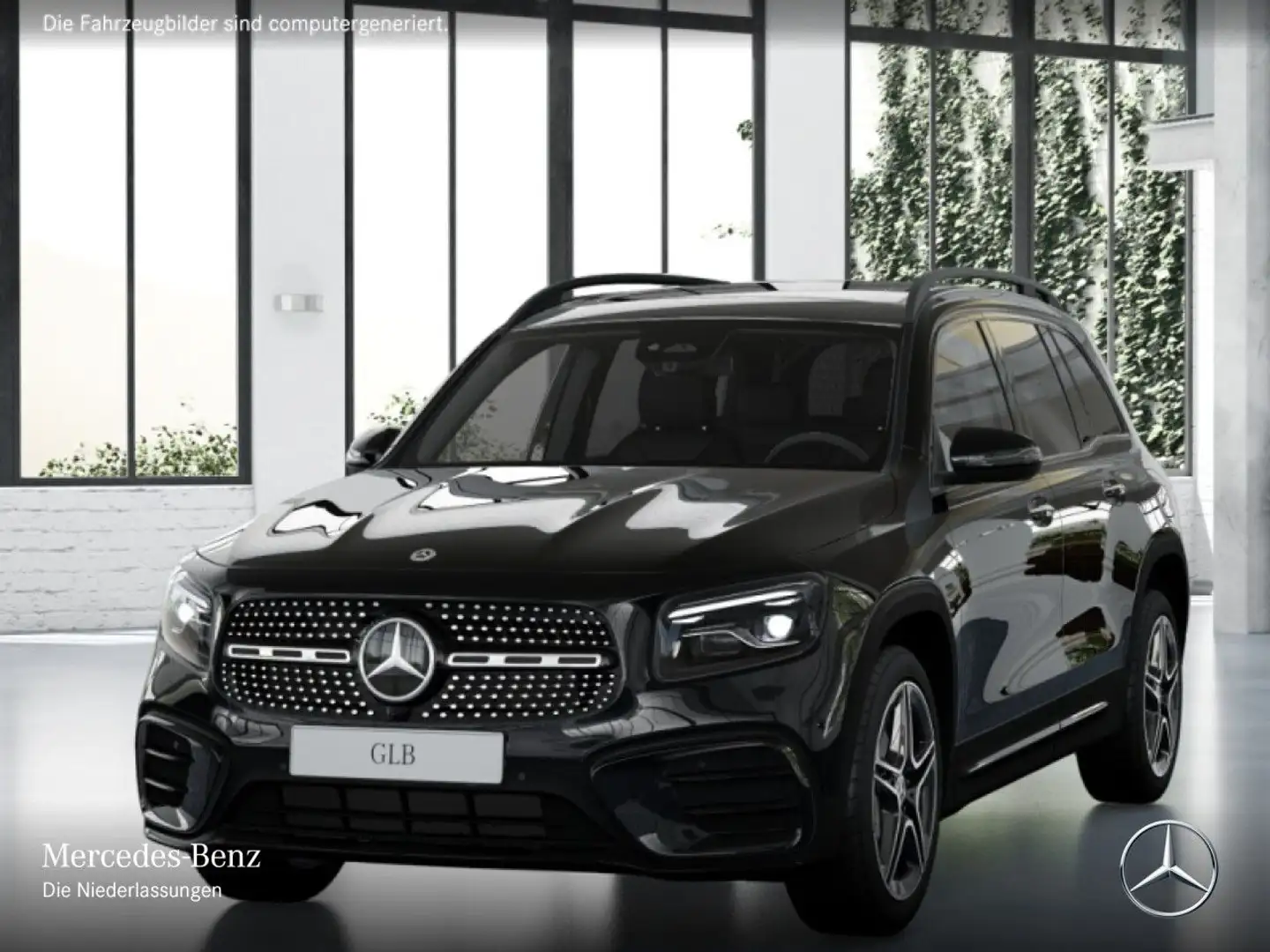 Mercedes-Benz GLB 180 AMG+NIGHT+PANO+AHK+MULTIBEAM+KAMERA+19"+7G Černá - 2