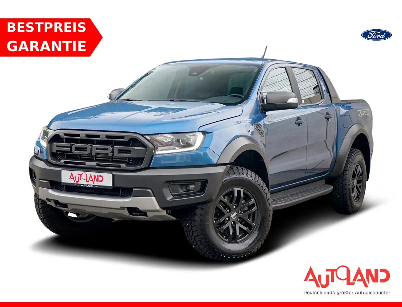 Ford Ranger Raptor 2.0 TDCi 4x4 Navi Kamera Bi-Xenon AH Blau - 1
