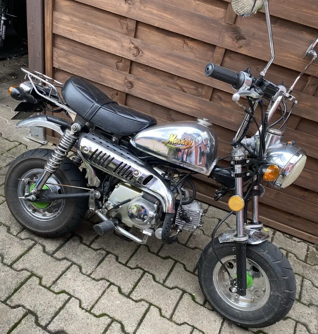 Skyteam Monkey 50 neuer 72ccm, Breitreifen,besserer Lenker, Extras Schwarz - 1