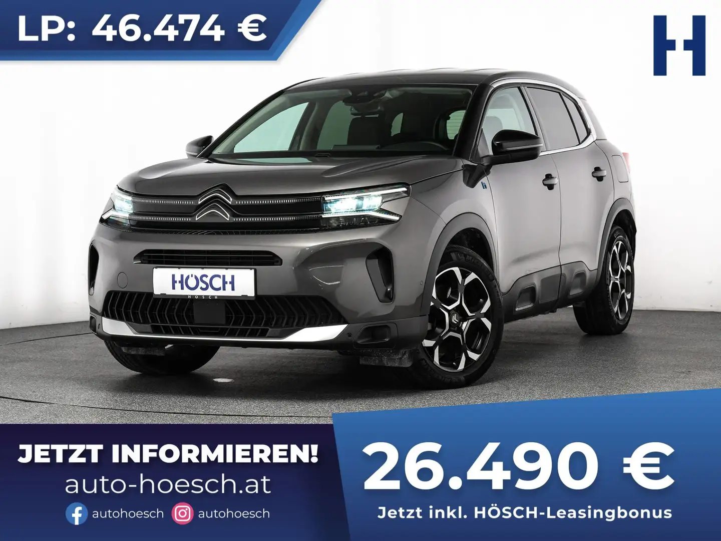 Citroen C5 Aircross Plug-In Hybrid 225 Plus 18" KAMERA ASSISTENZ Grau - 1