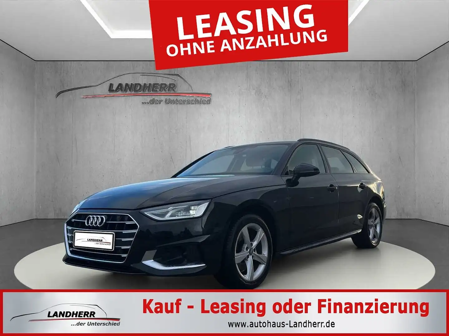 Audi A4 *LED*NAVI*Standheizung*Massage* Noir - 1
