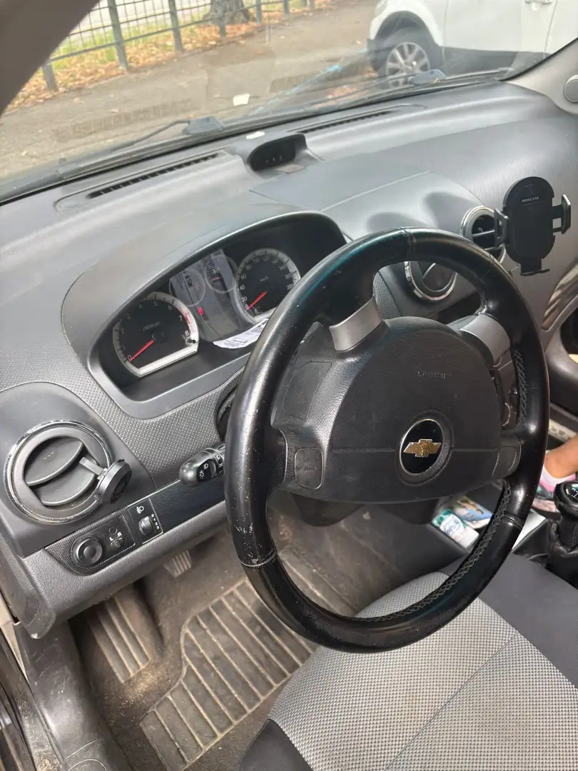 Chevrolet Aveo Aveo 2010 3p 1.2 LS c/clima ecologic Gpl Nero - 1