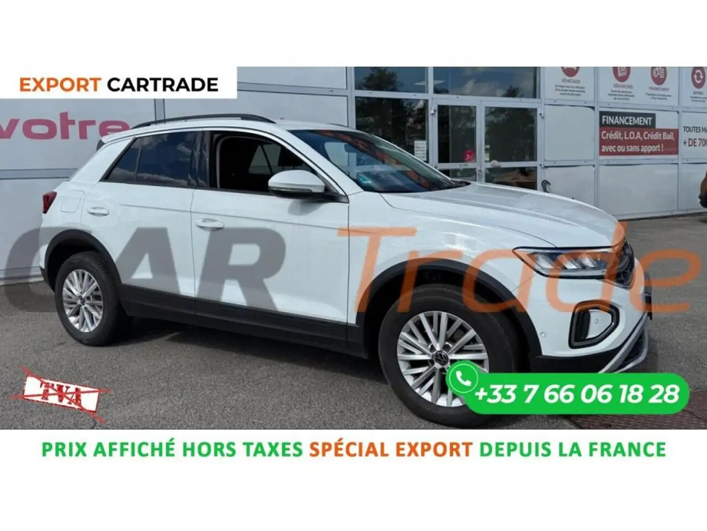 Volkswagen T-Roc LIFE 1.5 TSI 150cv DSG7 Prix affiché HORS TAXES sp Blanc - 1