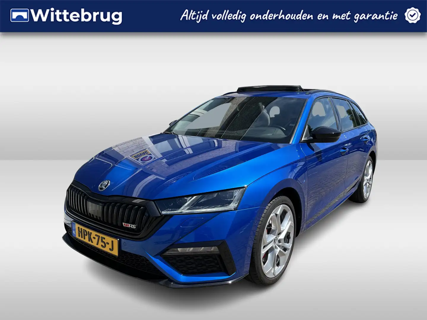 Skoda Octavia Combi 1.4 TSI RS iV PHEV / AUTOMAAT/ PANO/ PARK. S Blue - 1