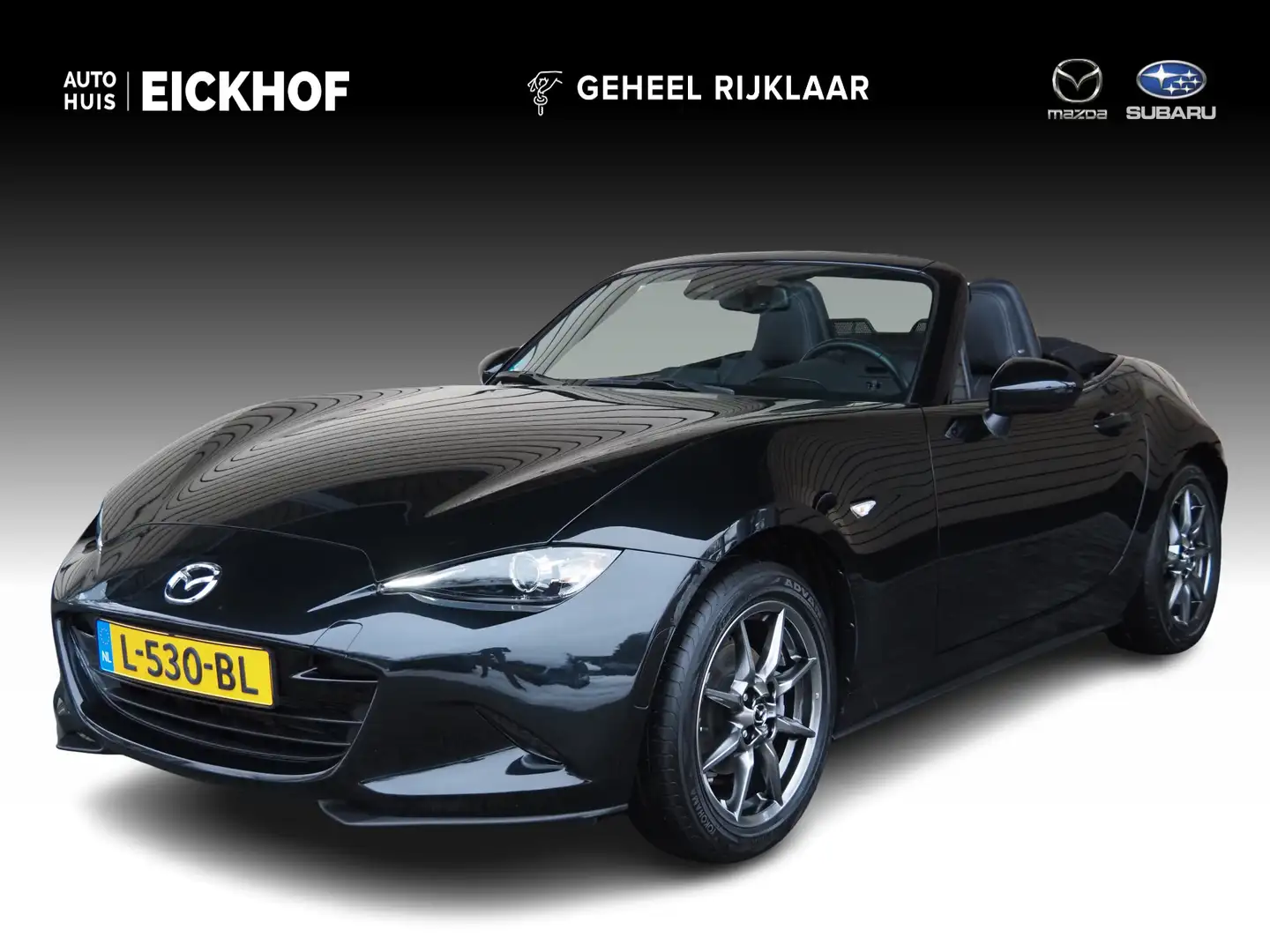 Mazda MX-5 1.5 SkyActiv-G 132 Luxury - Dealeronderhouden Noir - 1