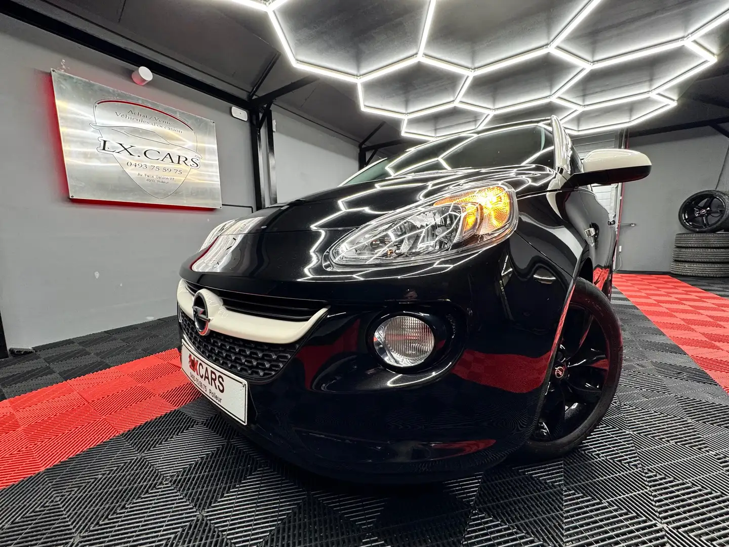 Opel Adam 🔺1.2i *LED*NAV*Cuir🔺 Noir - 1