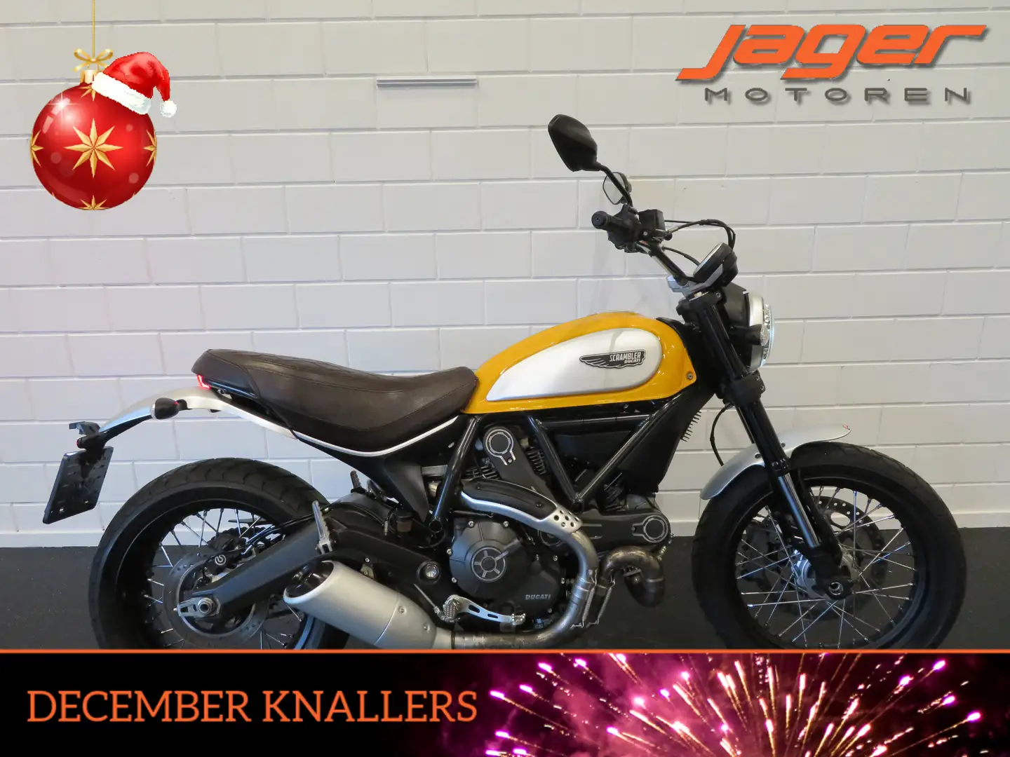 Ducati Scrambler 800 ABS TOP! HISTORIE... Geel - 1