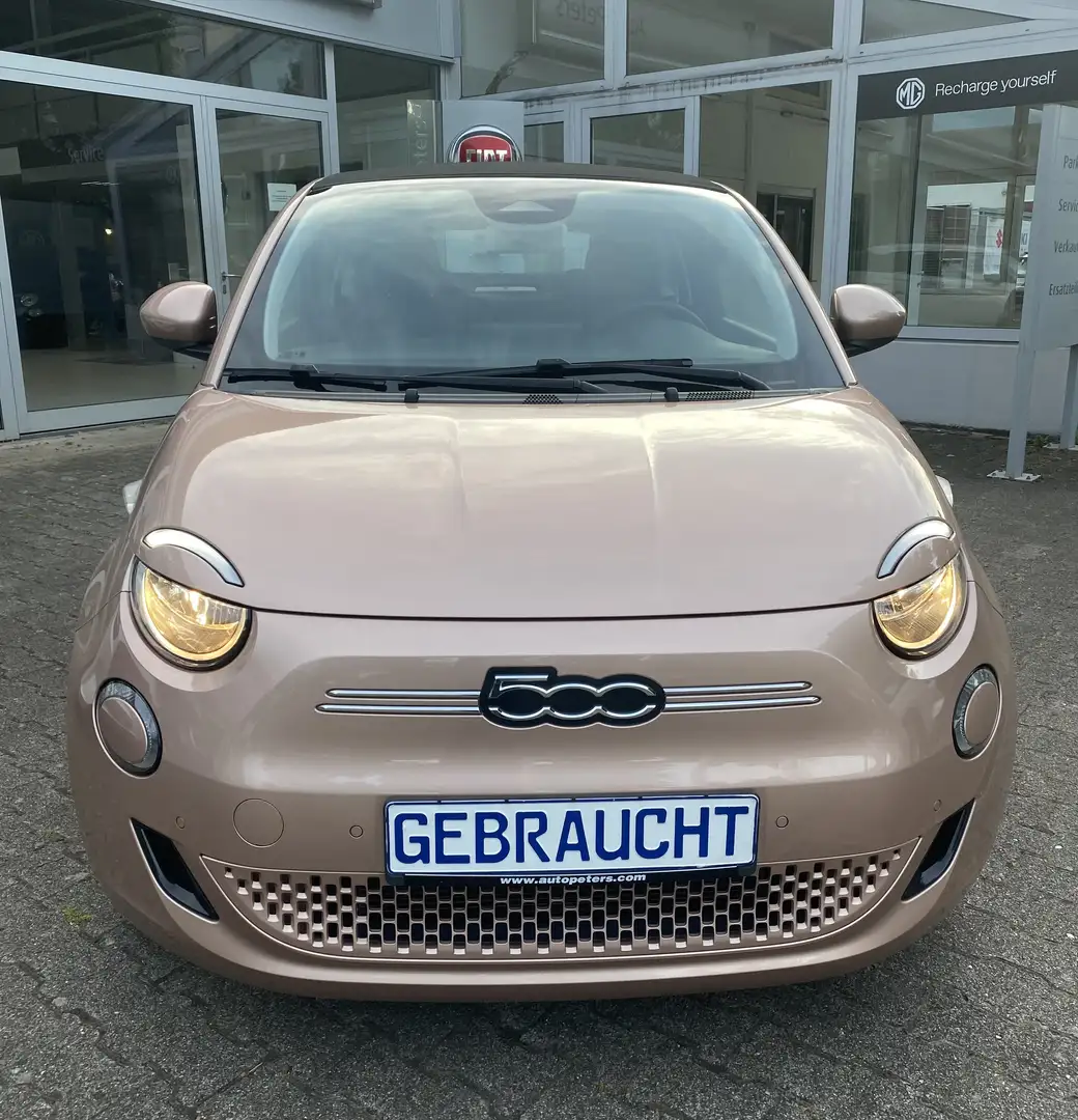 Fiat 500e 500e Cabriolet Icon *PDC, Kamera, Navi, Sitzhzg.* Gold - 2