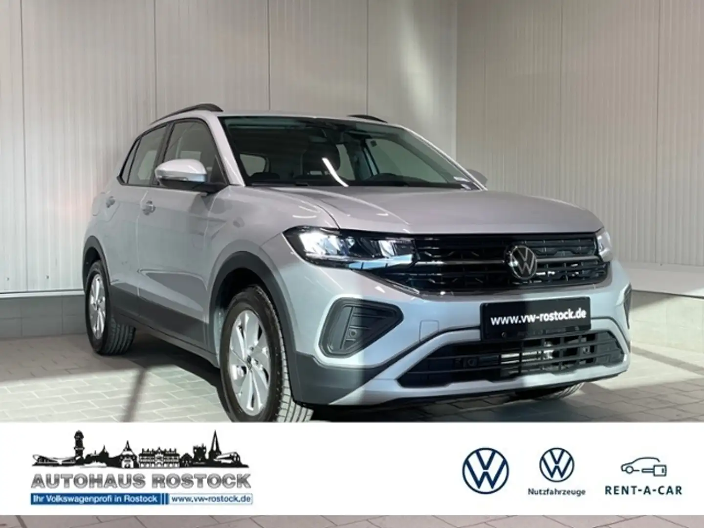 Volkswagen T-Cross Life 1.0 TSI LED SHZ ACC SPURHALTE Silber - 1