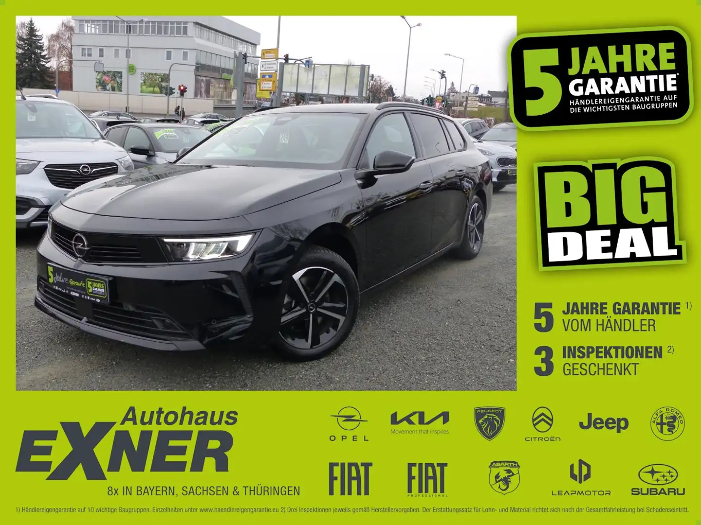 Opel Astra Sportstourer 1.5 D EDITION AHK+LED+SHZ+LM Schwarz - 1