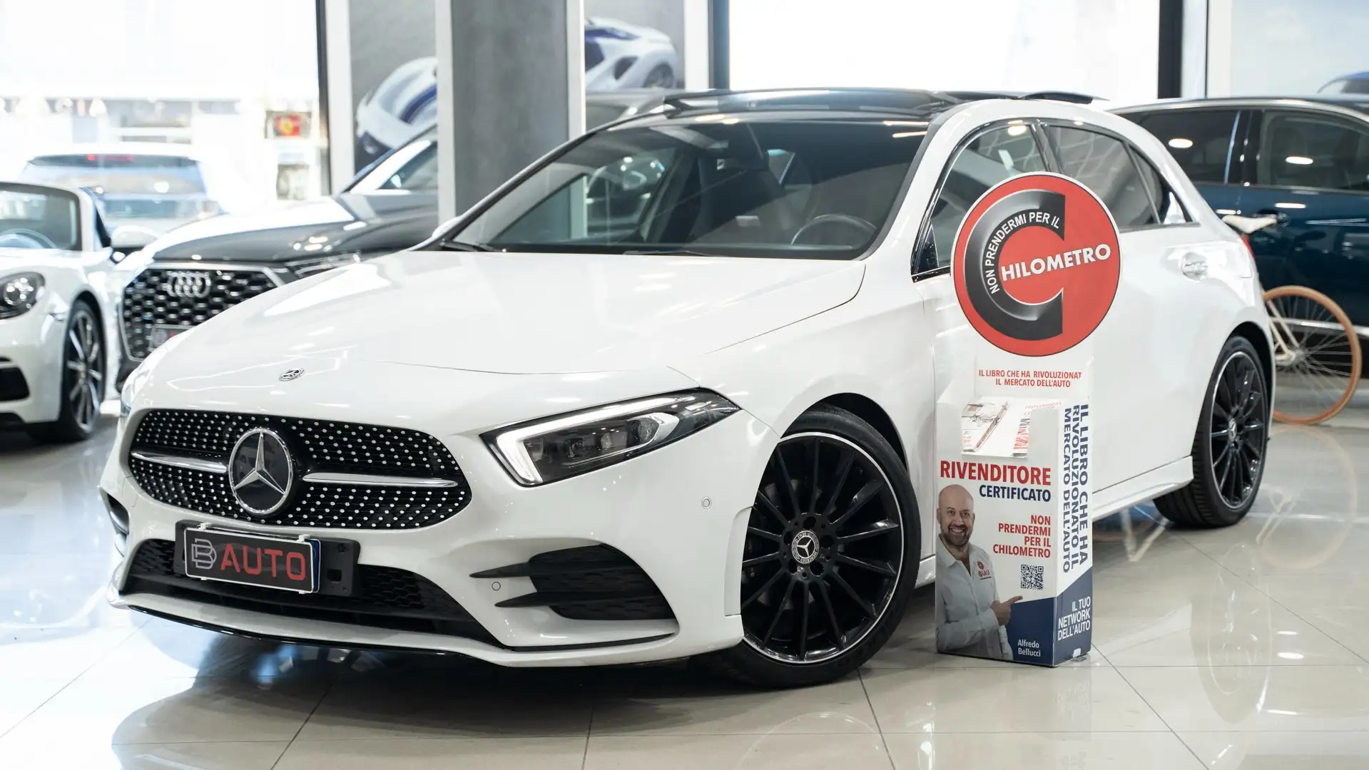 Mercedes-Benz A 180 D PREMIUM PLUS AMG TETTO PACK LUCI MULTIBEAM FULL Blanco - 1
