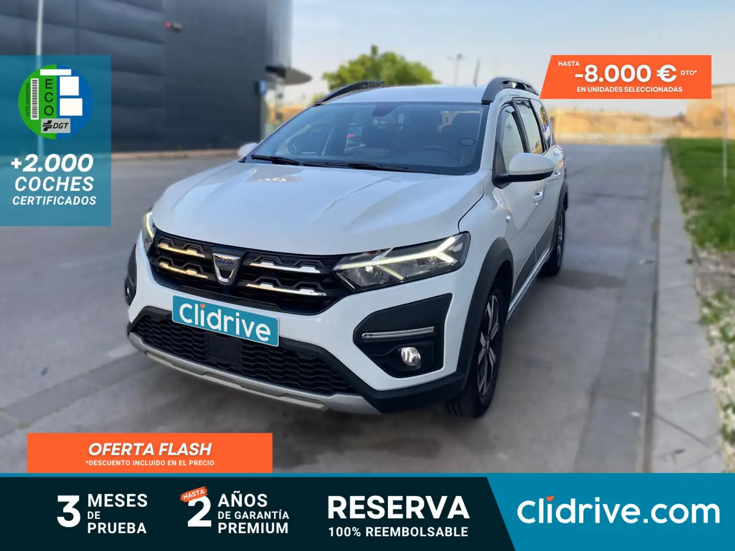 Dacia Jogger 1.0 ECO-G Comfort 7pl. Blanco - 1
