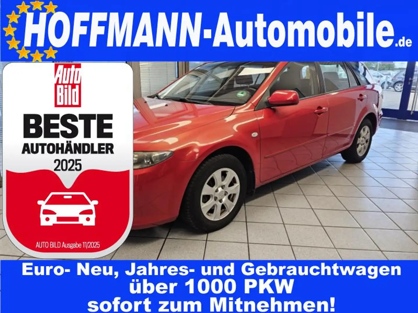 Mazda 6 Executive Klimaautomatik,Allwetterreifen Rot - 1