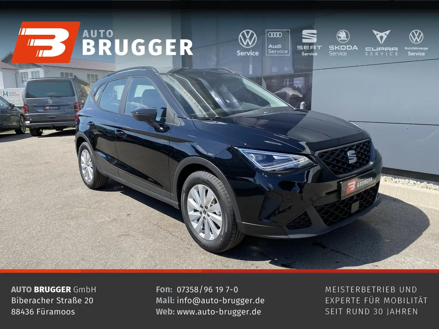 SEAT Arona 1.0 TSI STYLE DSG NAVI ACC LED Sitzheizung Zwart - 1