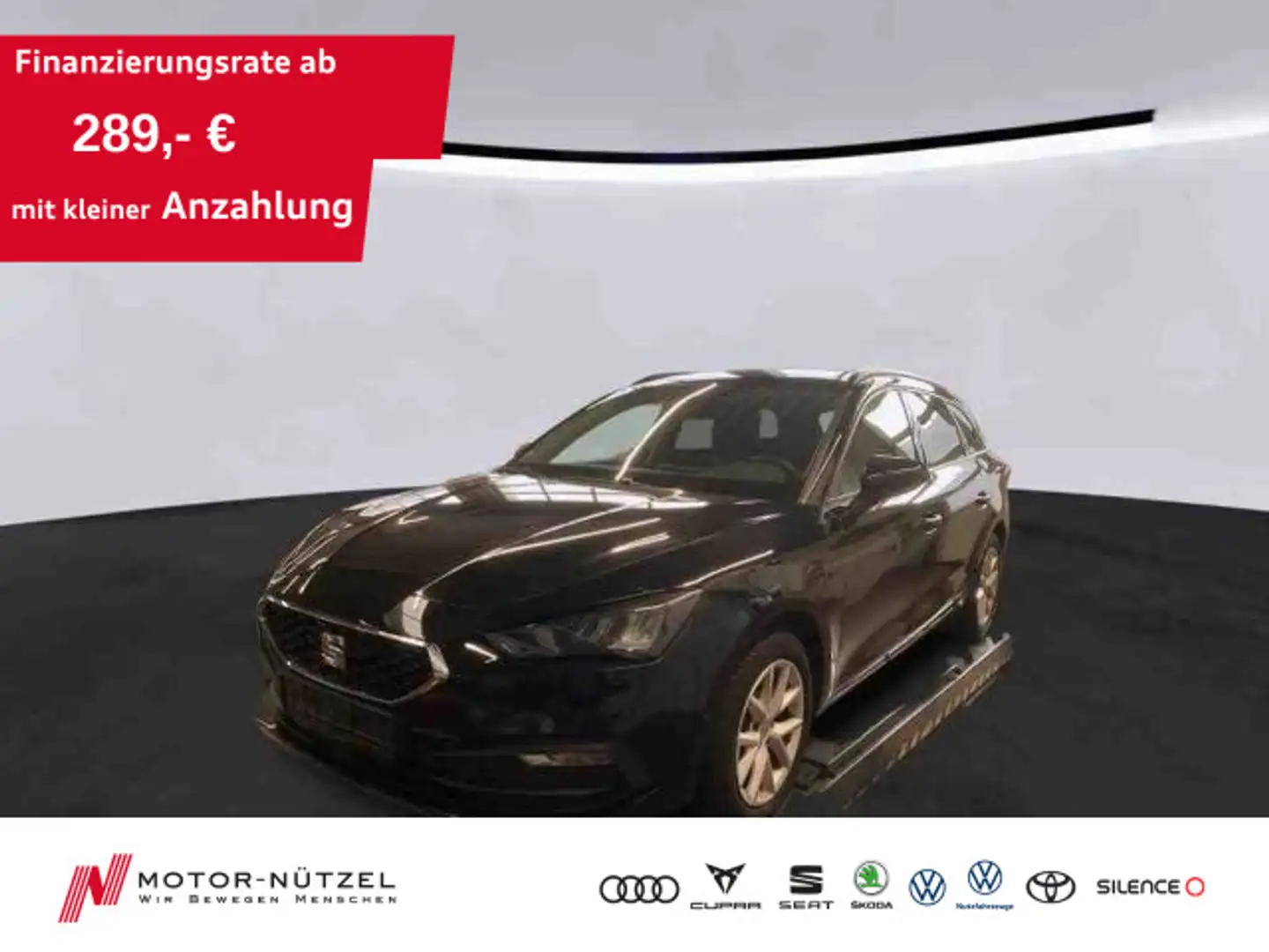 SEAT Leon ST 1.5 eTSI DSG STYLE LED+SHZ+RFK+2xPDC+GRA Schwarz - 1