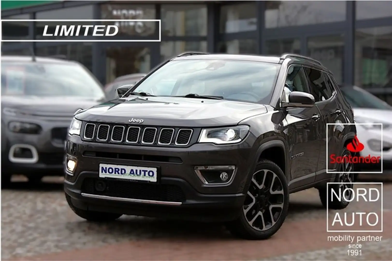 Jeep Compass 1.4 4x4 LIMITED Autom Leder/Navi/Kam/LED Gris - 1