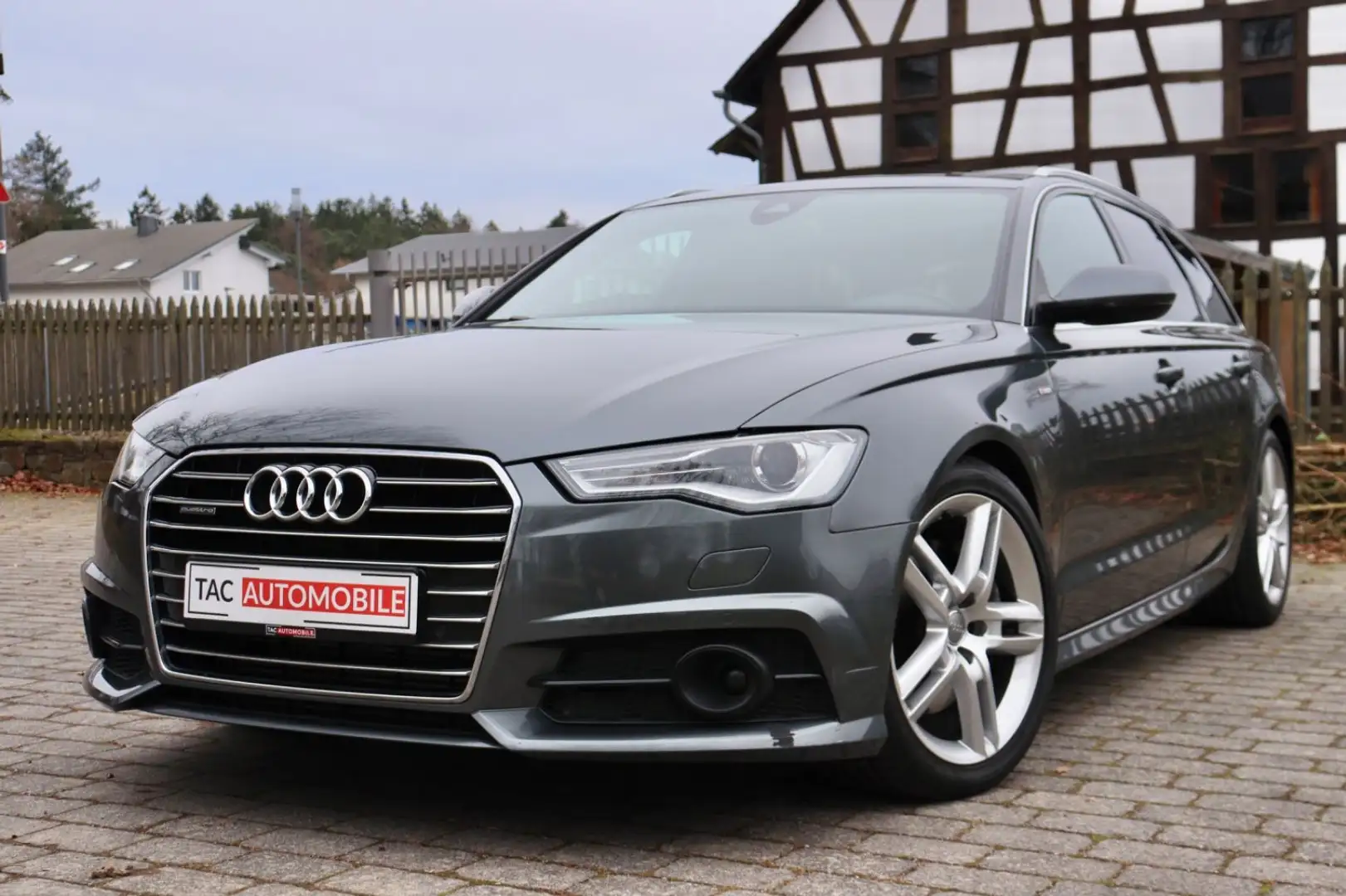 Audi A6 AV 3.0TDI S line cd quattro LEDER*STANDHEIZNG Gris - 2