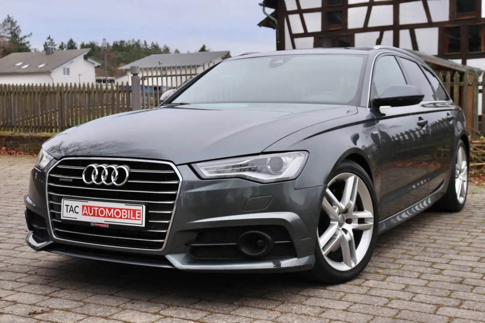 Audi A6 AV 3.0TDI S line cd quattro LEDER*STANDHEIZNG Gris - 1