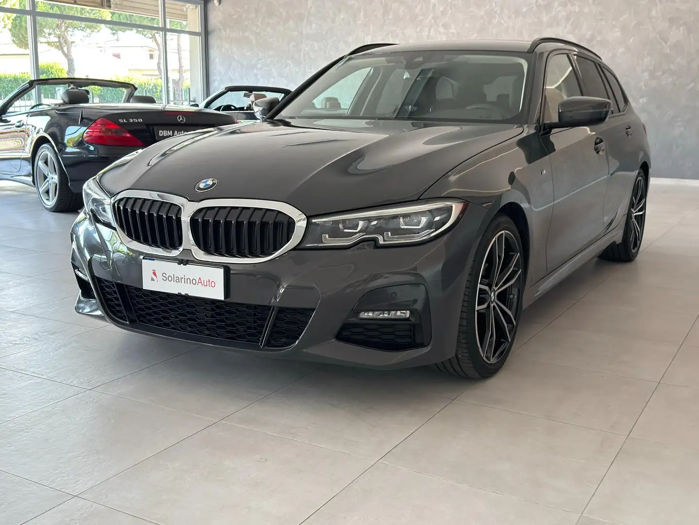 BMW 320 320d Touring mhev 48V Msport auto Gris - 2