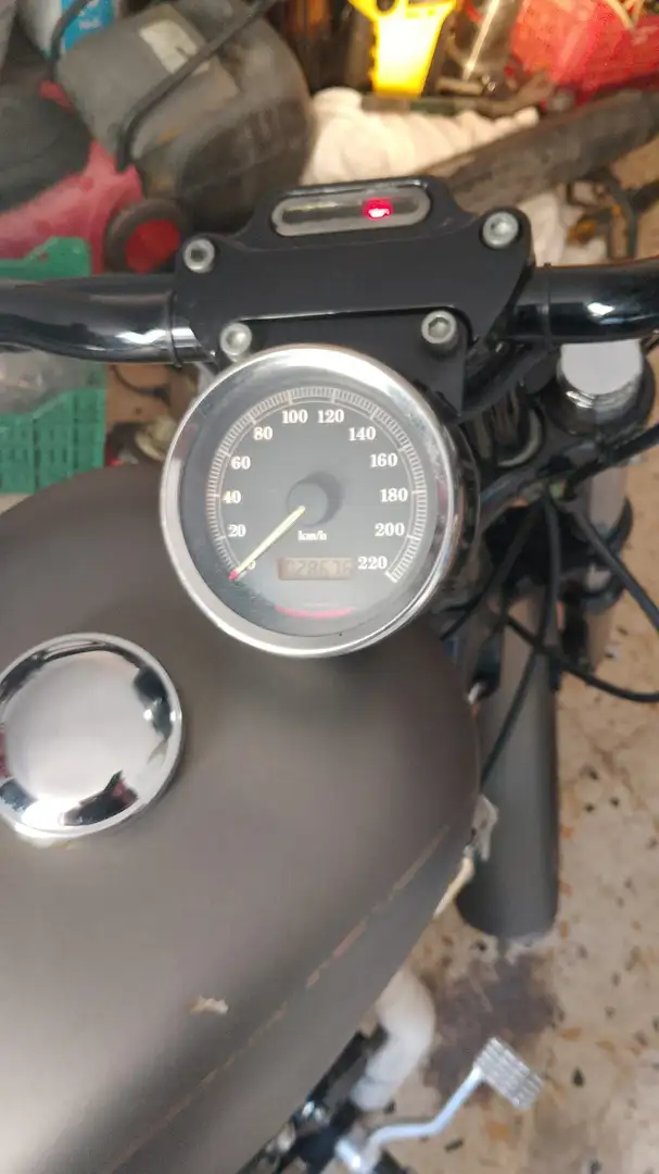 Harley-Davidson 1200 Custom Gris - 1