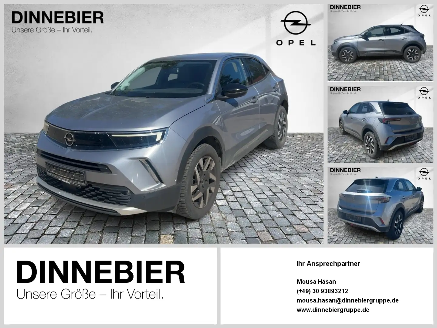 Opel Mokka Elegance *LED+KLIMA+SITZHEIZUNG+KAMERA* FLA SpurW Gris - 1