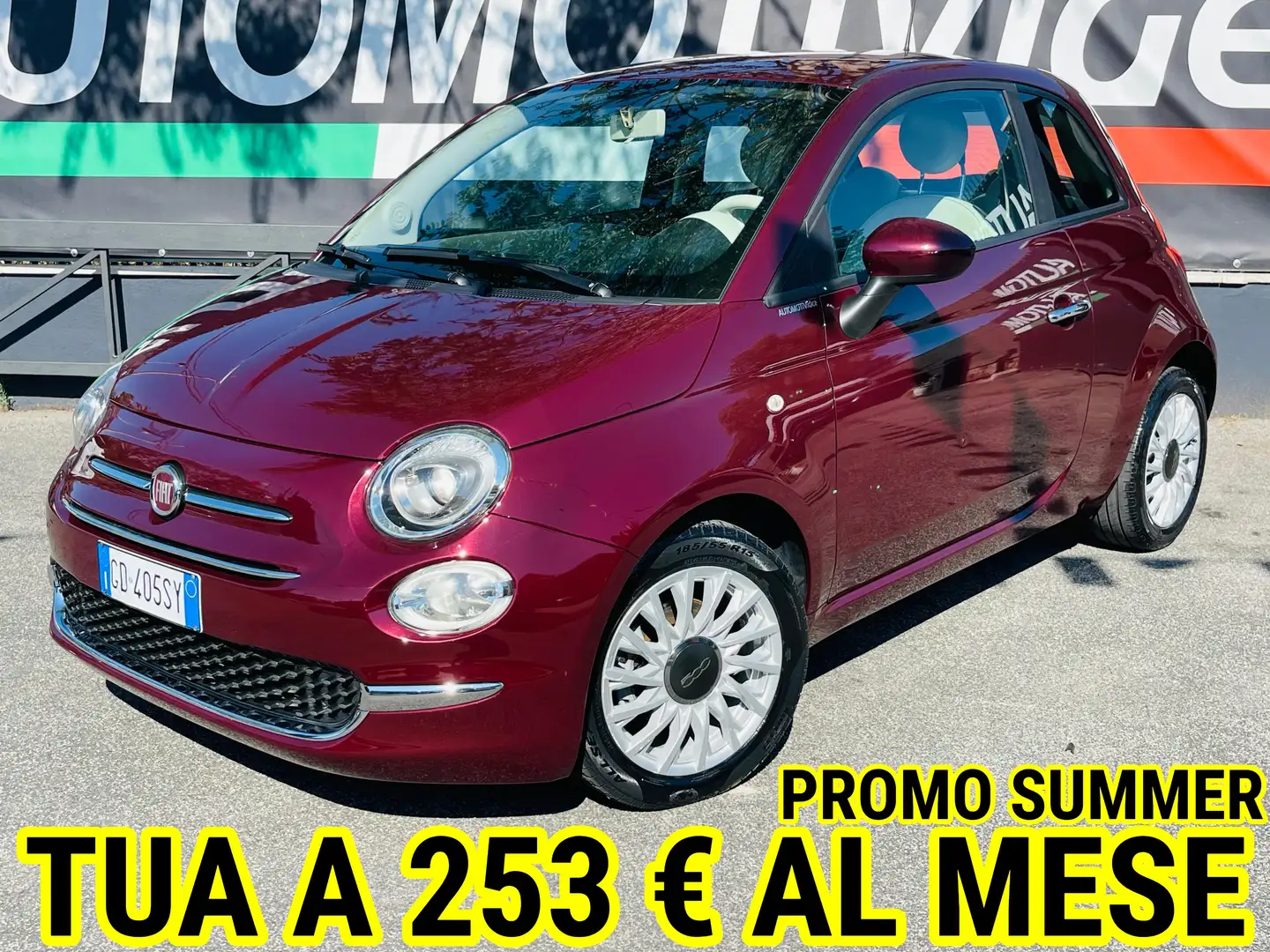 Fiat 500 500 1.0 hybrid Dolcevita 70cv PROMO SUMMER Lilla - 1