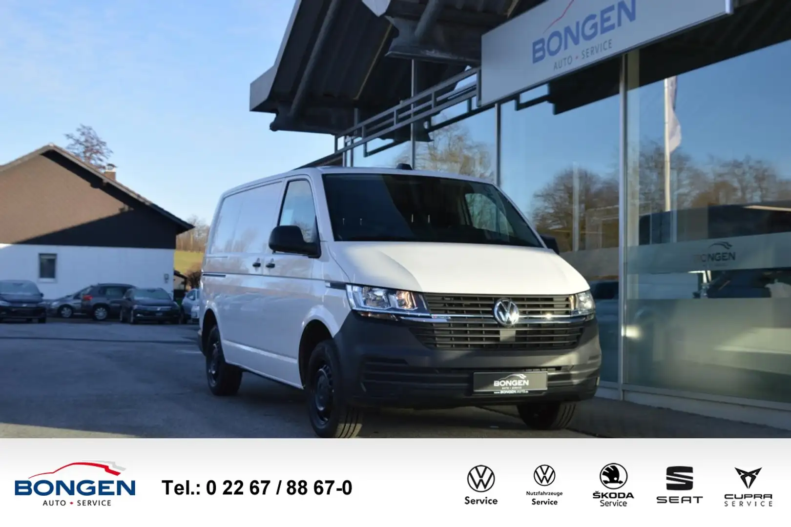 Volkswagen T6.1 Transporter Kasten 4 motion TDI Rückfahrkamera Rückfahrkamer Blanc - 1