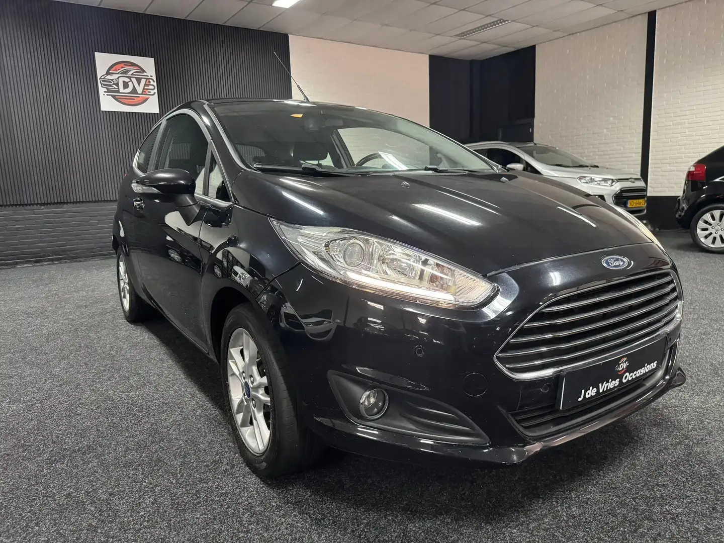 Ford Fiesta 1.0 EcoBoost Sport, AIRCO, PDC VOOR ACHTER, LED, E Zwart - 2