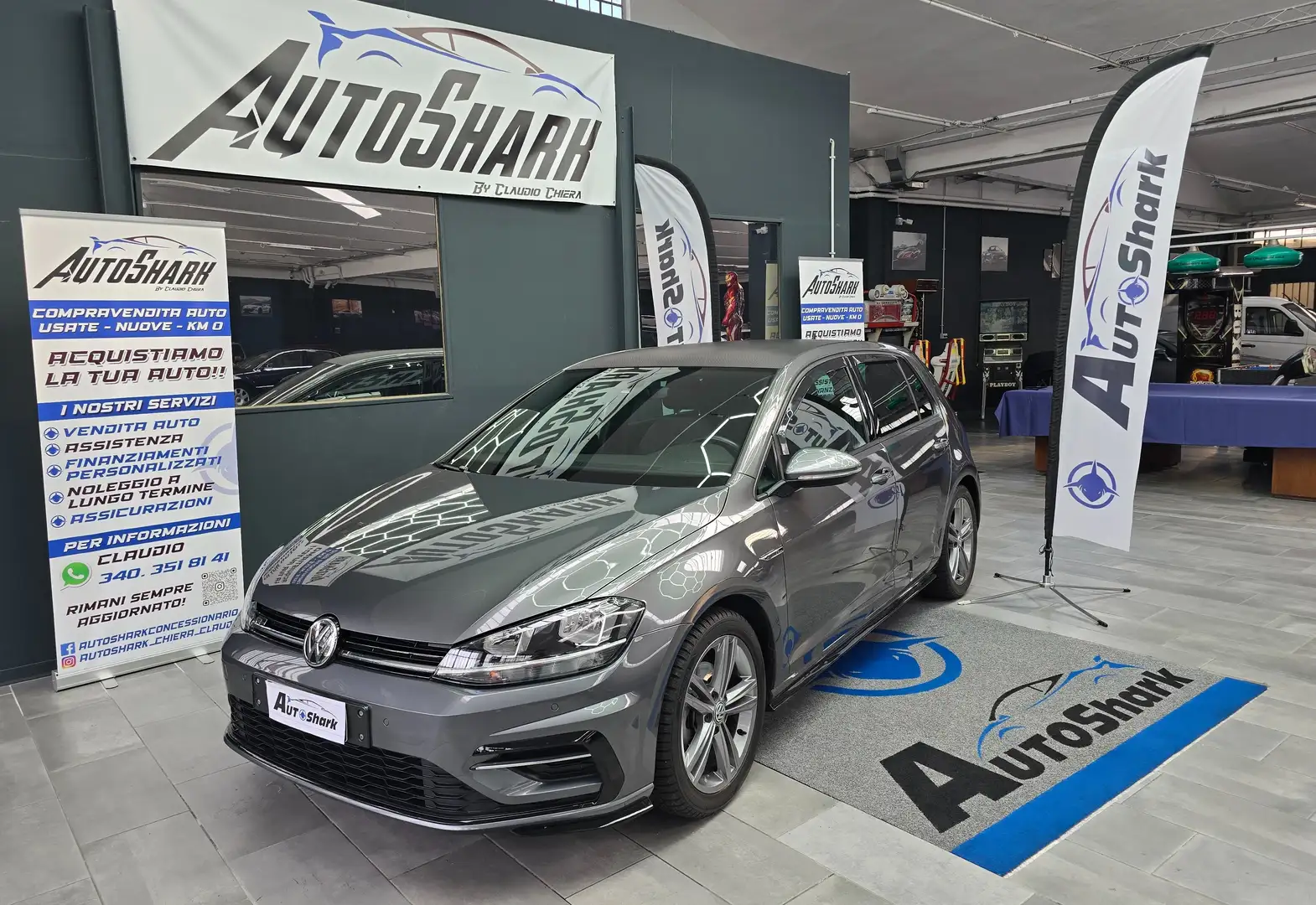 Volkswagen Golf Golf VII 5p 1.5 tsi R-LINE Sport 150cv Gris - 2