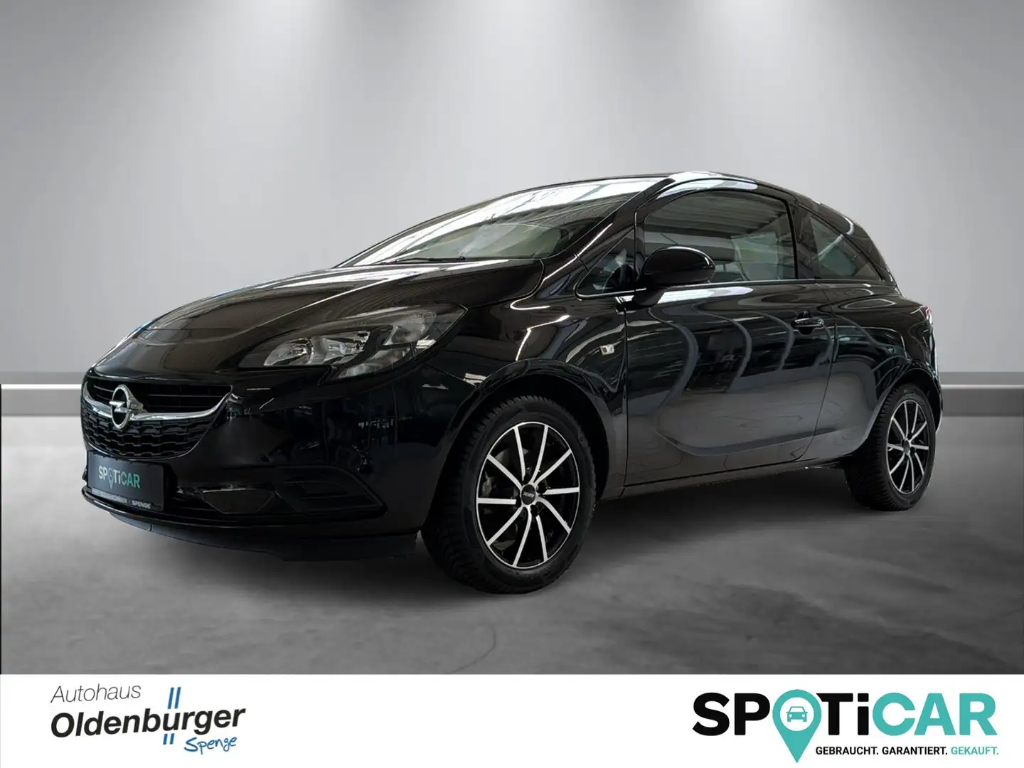 Opel Corsa Edition - hzb. Sitze & Lenkrad / Parksensoren hi. Negru - 1