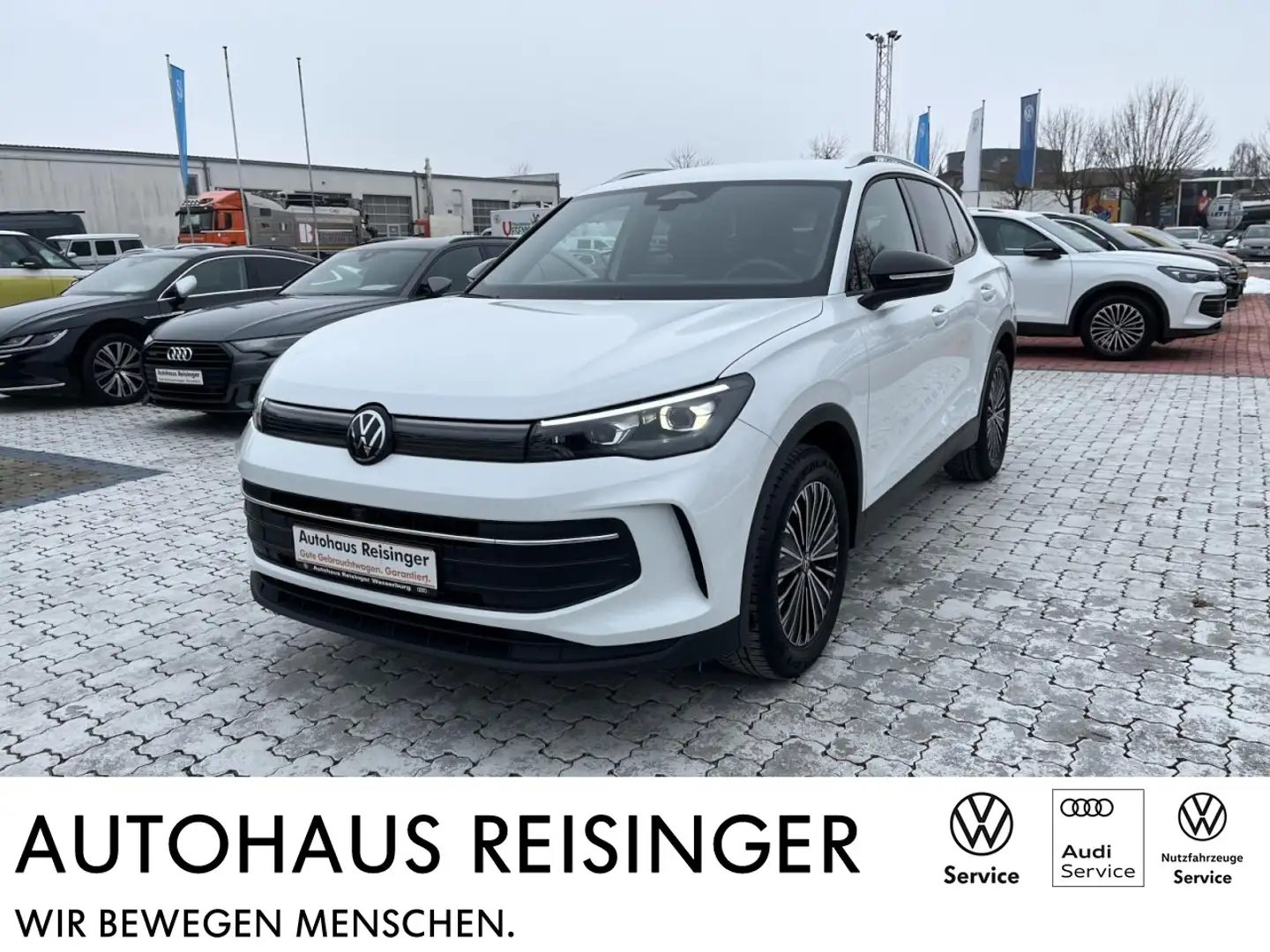 Volkswagen Tiguan 1.5 eTSI Goal DSG (IQLight+NAVI+AHK+Area-RearView+ Weiß - 1