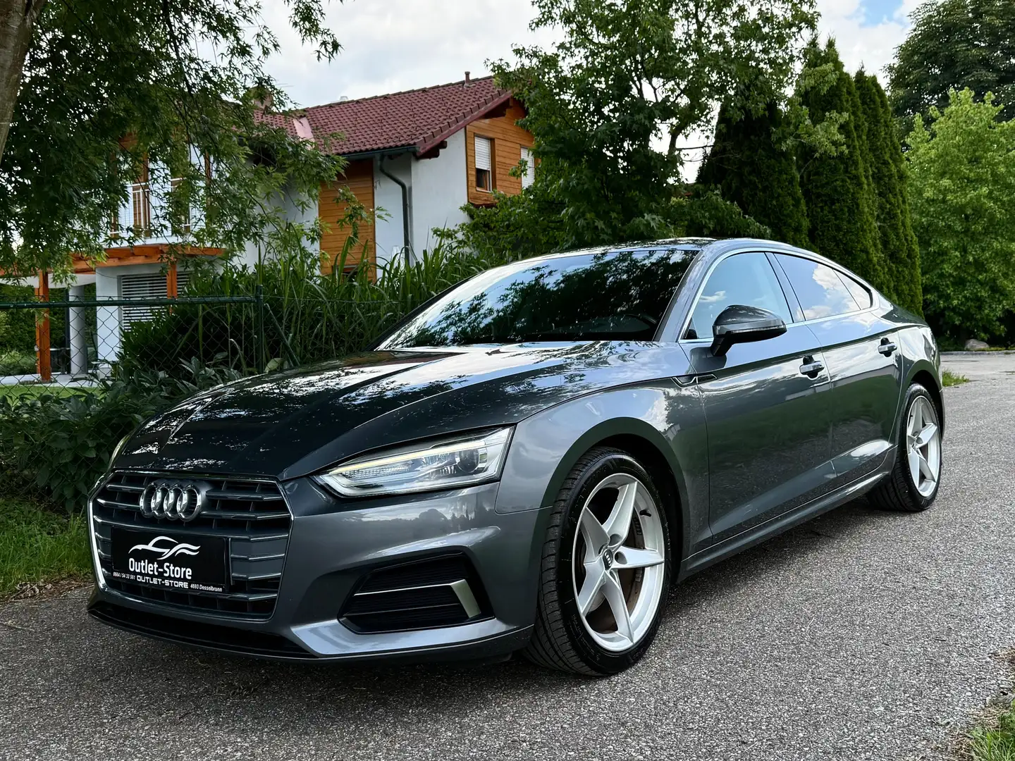 Audi A5 35 TDI S-Tronic*1.Besitz*Virtual*Navi*SHZ*HUD*AHK* Grau - 1