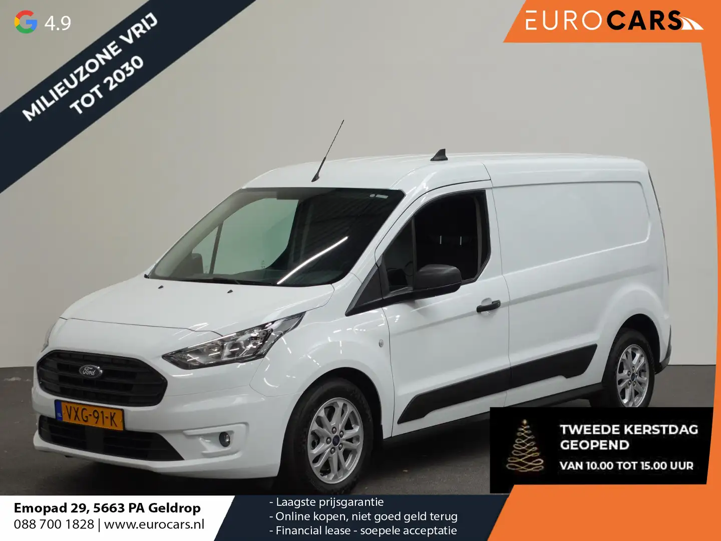 Ford Transit Connect 1.5 EcoBlue Aut. L2 Trend |Navi|Airco|PDC A|Cruise Blanc - 1