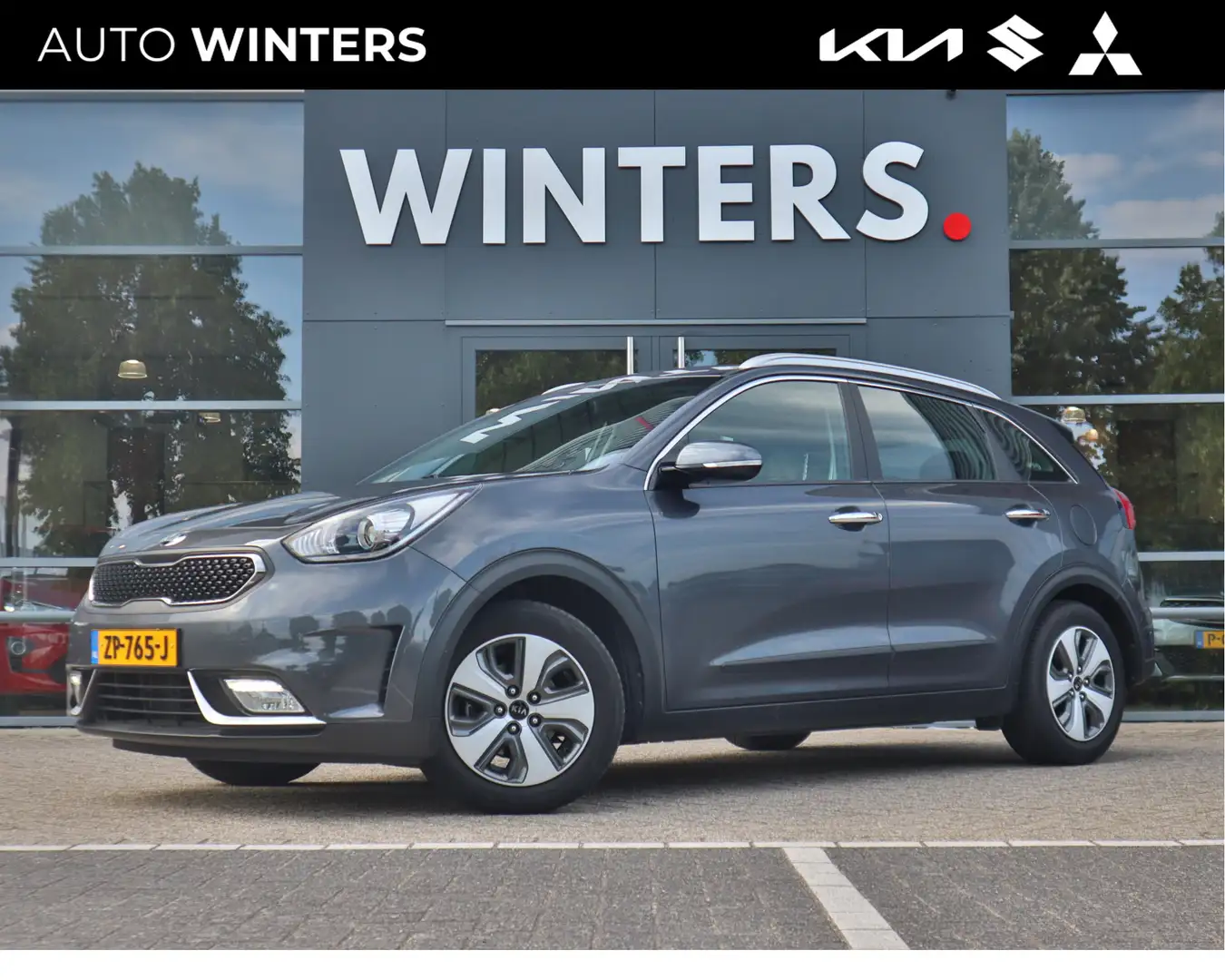 Kia Niro 1.6 GDi Hybrid DynamicLine CarPlay | Camera | Navi Grijs - 1