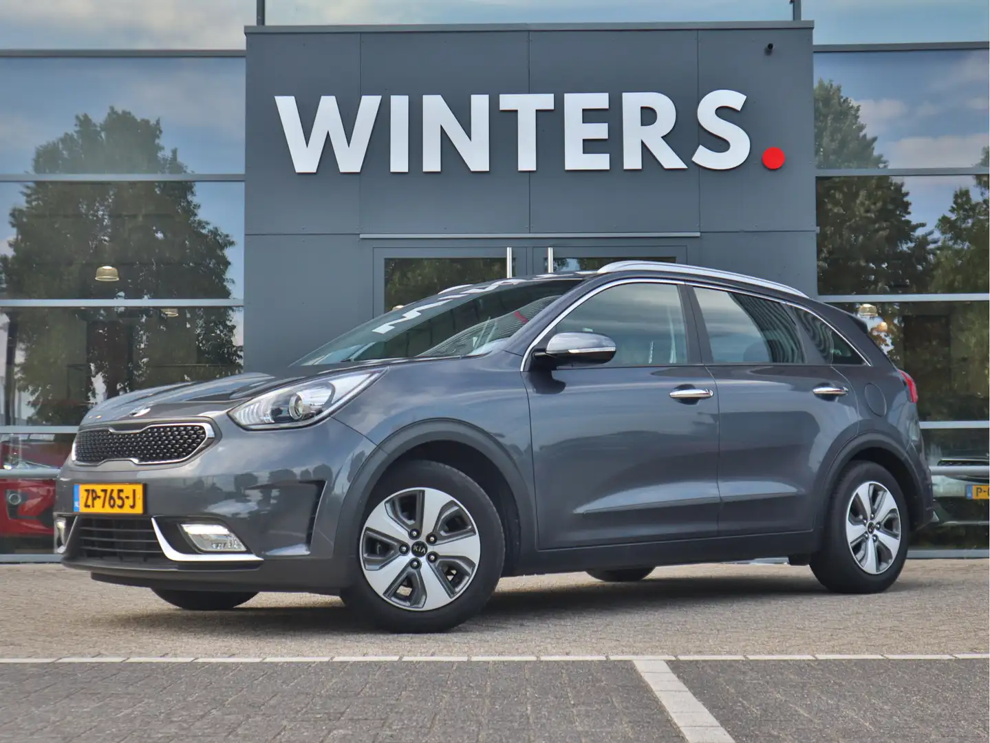 Kia Niro 1.6 GDi Hybrid DynamicLine CarPlay | Camera | Navi Grijs - 1