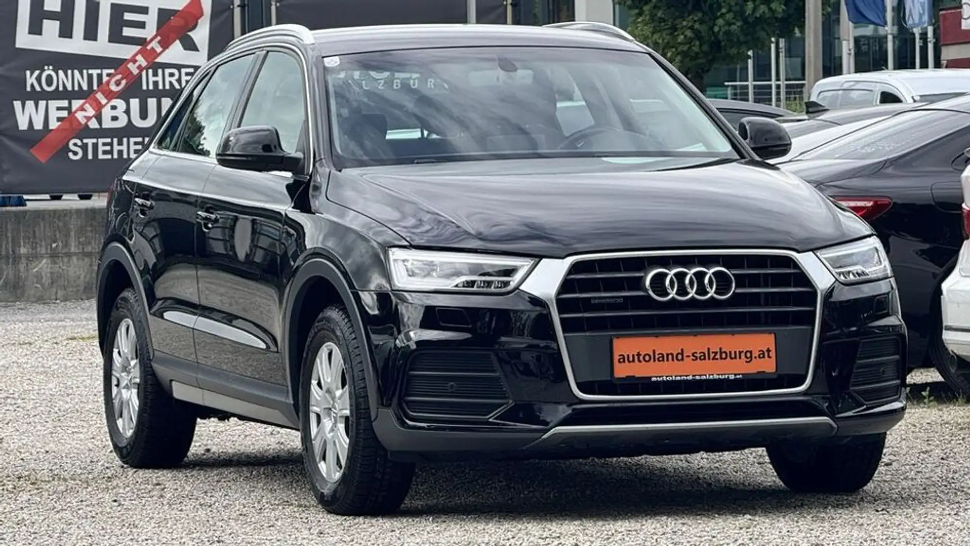 Audi Q3 intense quattro*8FACH* orig. 94tKM*Service gepf Schwarz - 1