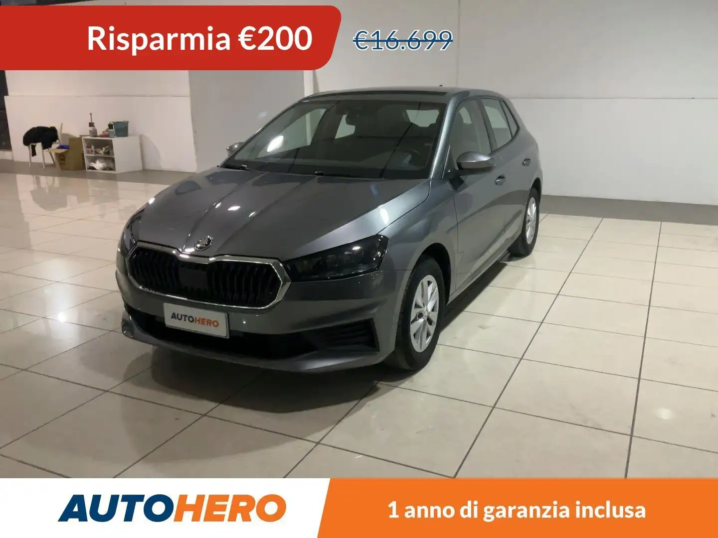 Skoda Fabia 1.0 TSI Ambition  95 CV Grigio - 1