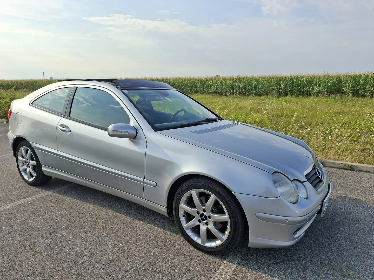 Mercedes-Benz C 220 CL203 Pickerl bis Juni 2027, 8-fach bereift Silber - 1