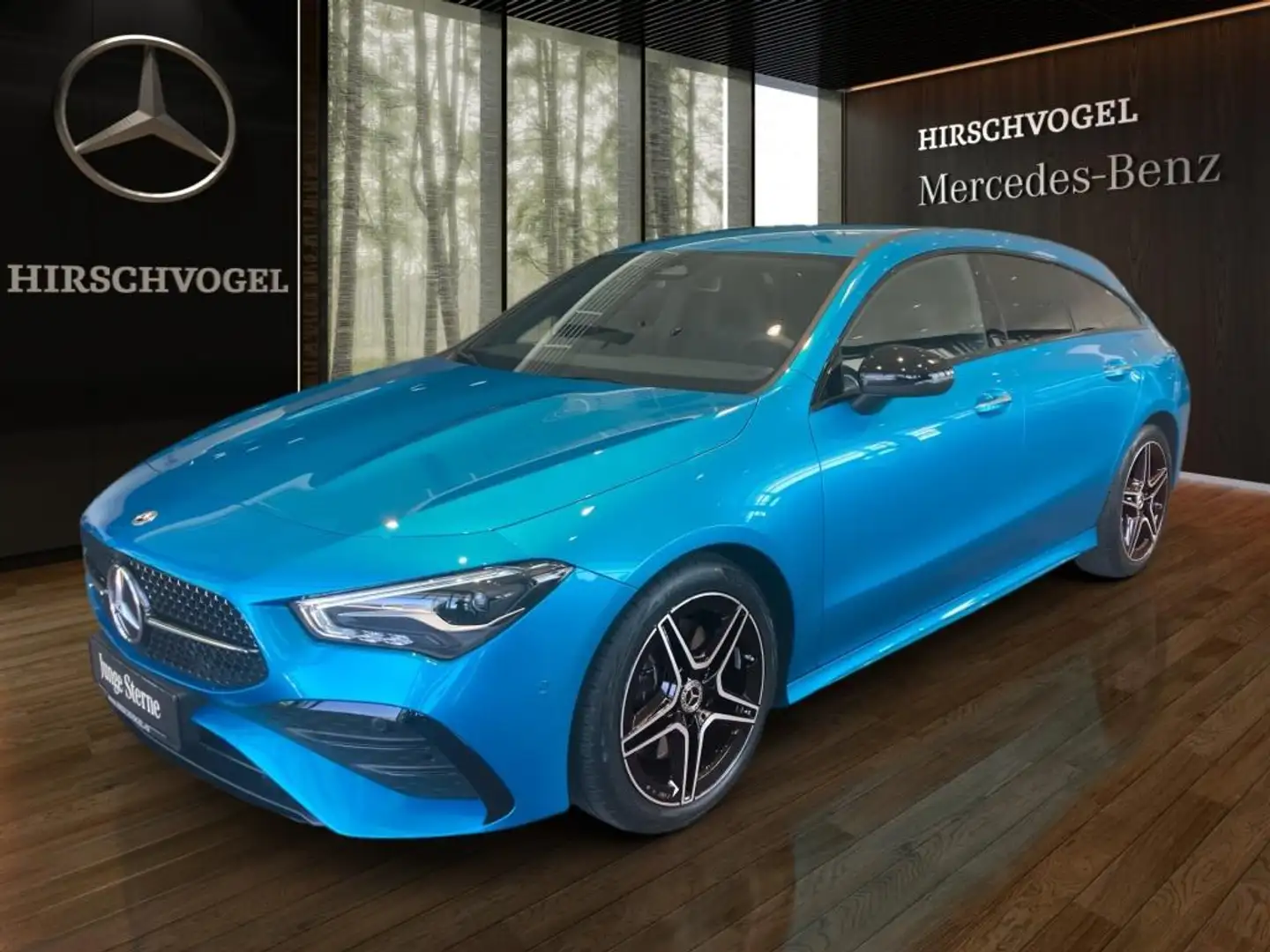 Mercedes-Benz CLA 200 SB AMG-Line+Night+DISTRON+KEYLESS+Memory Blauw - 1