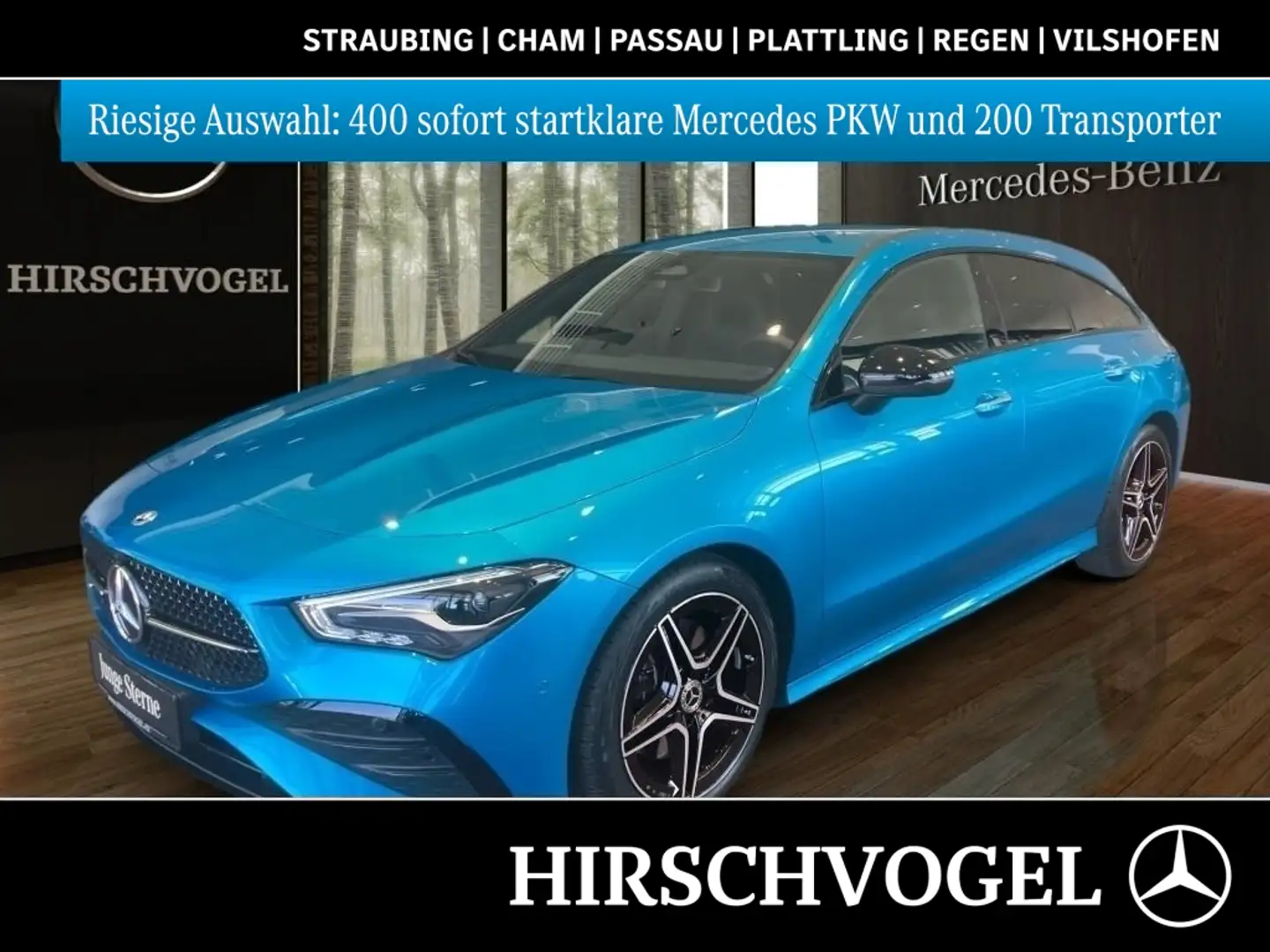 Mercedes-Benz CLA 200 SB AMG-Line+Night+DISTRON+KEYLESS+Memory Blau - 1