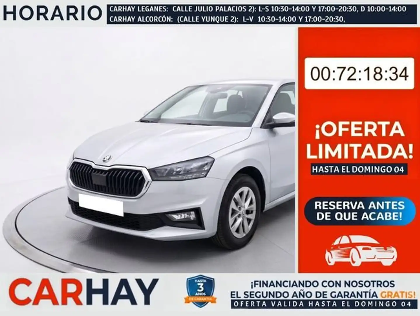 Skoda Fabia 1.0 TSI Ambition 81kW Gris - 1