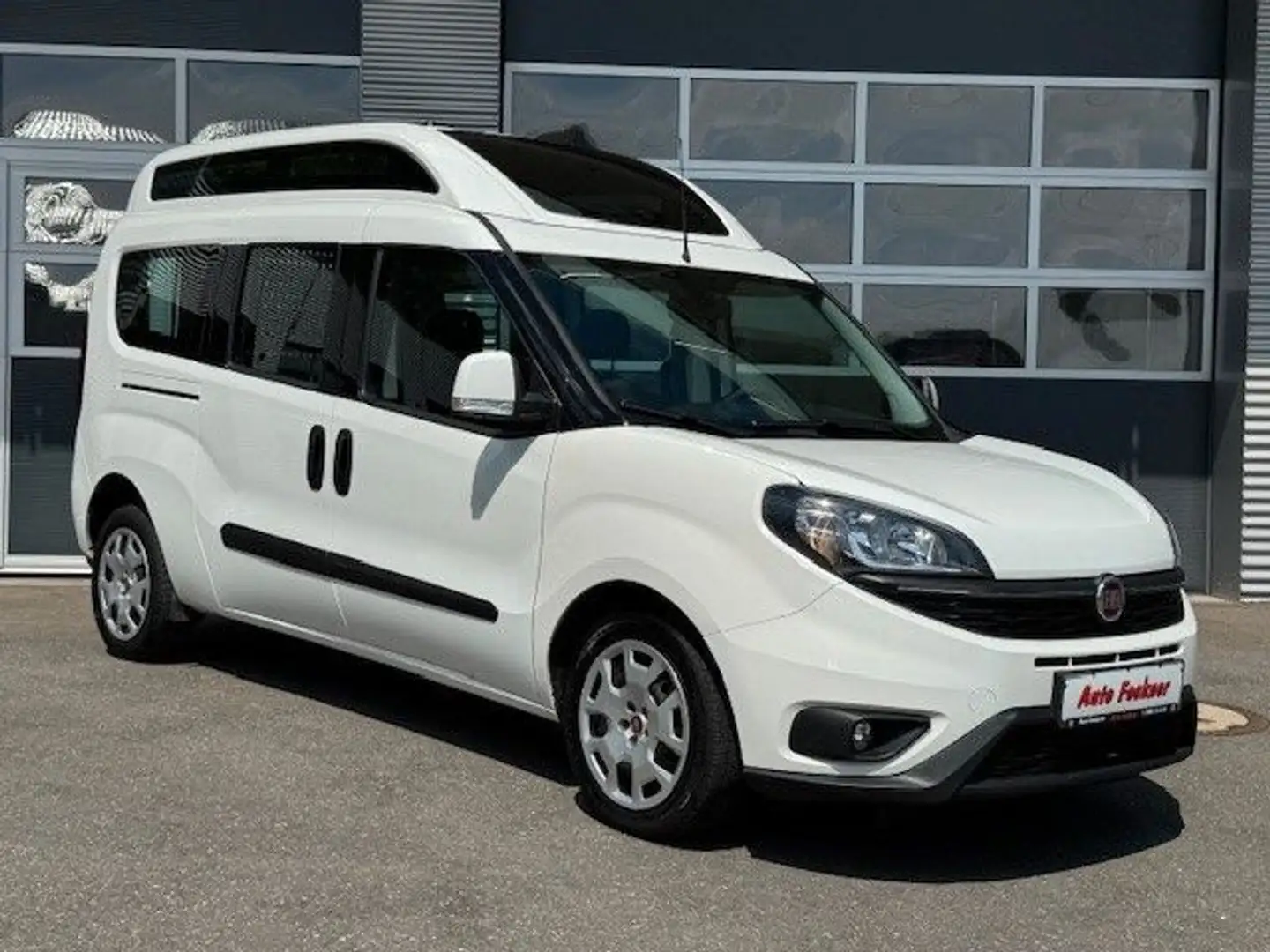 Fiat Doblo 1.6 SX Maxi XL Hochdach Rollstuhlrampe Weiß - 2