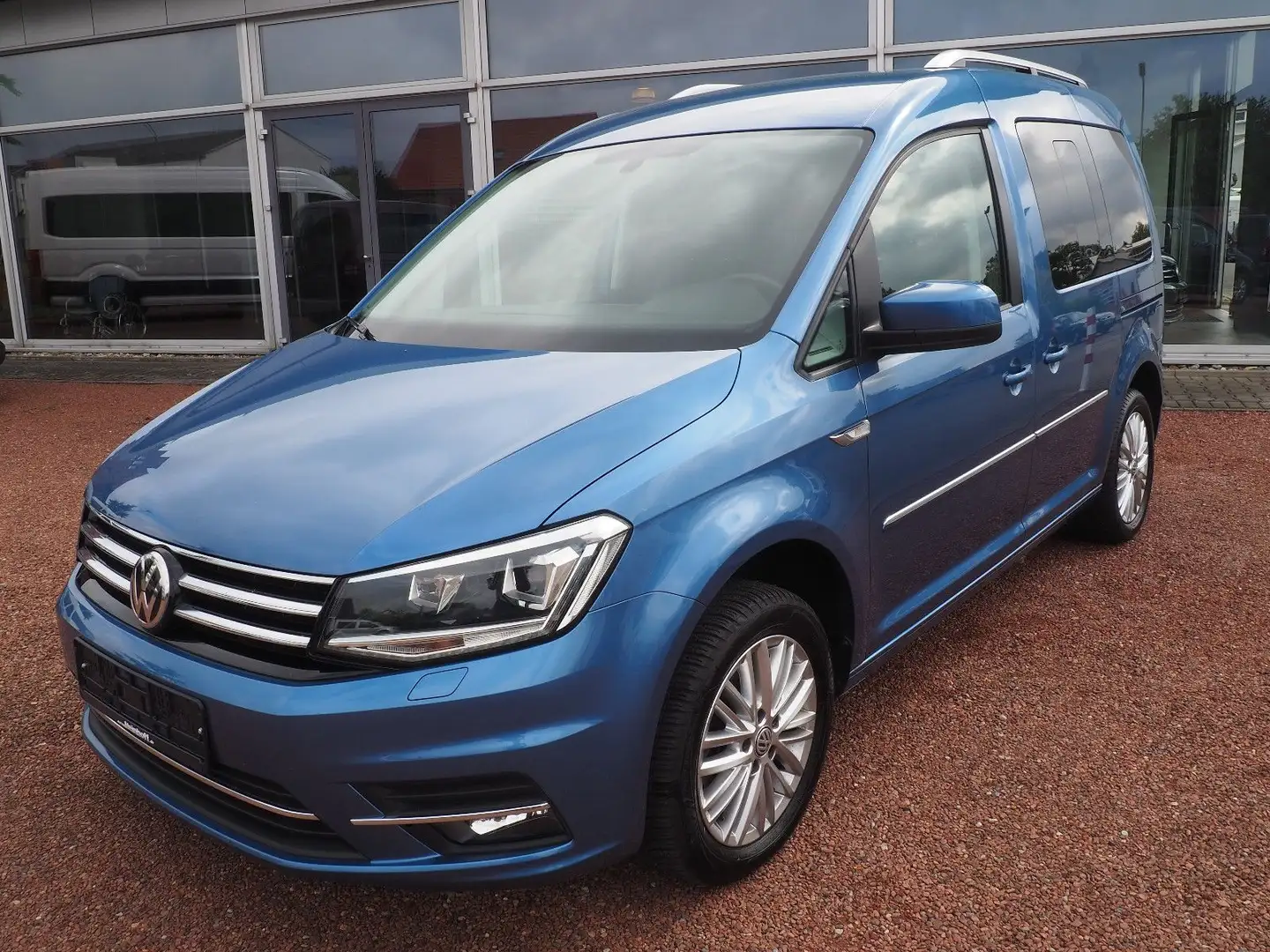 Volkswagen Caddy Highline Automatik Kamera Rollstuhlgerecht Bleu - 2