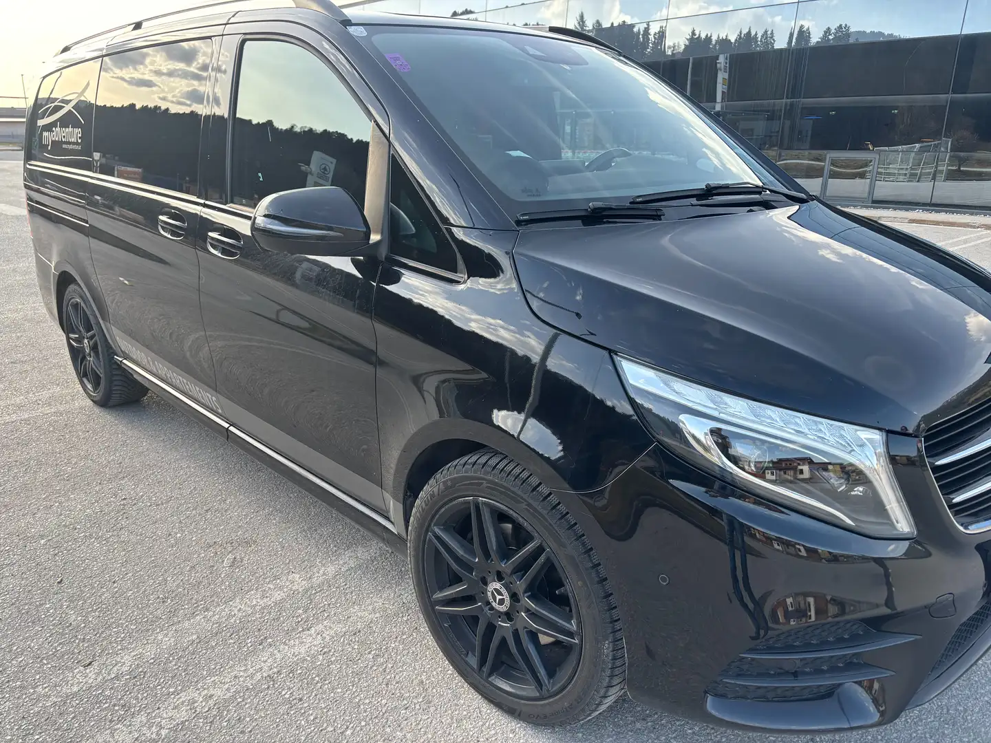 Mercedes-Benz V 250 V 250 d lang buissness Van Schwarz - 2