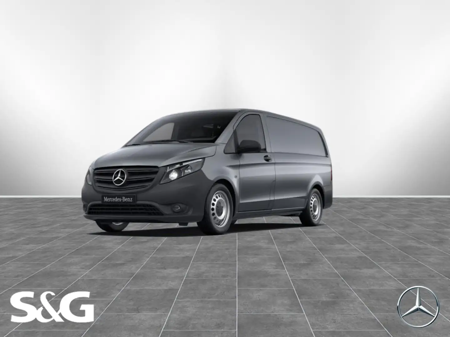 Mercedes-Benz Vito 114 CDI Kasten Lang RüKam+Sitzhzg.+Totwink. Grau - 1