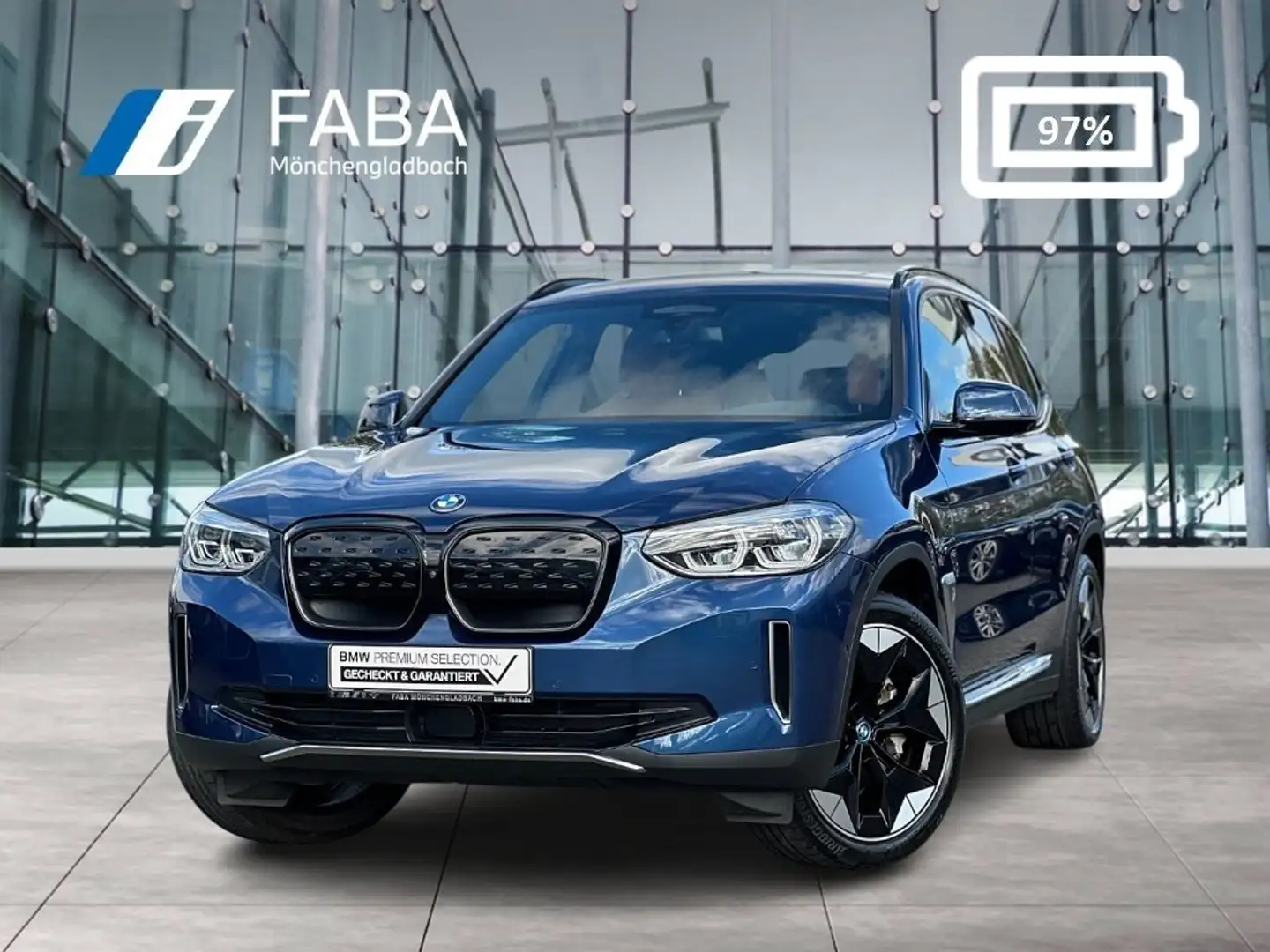 BMW iX3 Gestiksteuerung Head-Up HK HiFi DAB LED Shz Blauw - 1