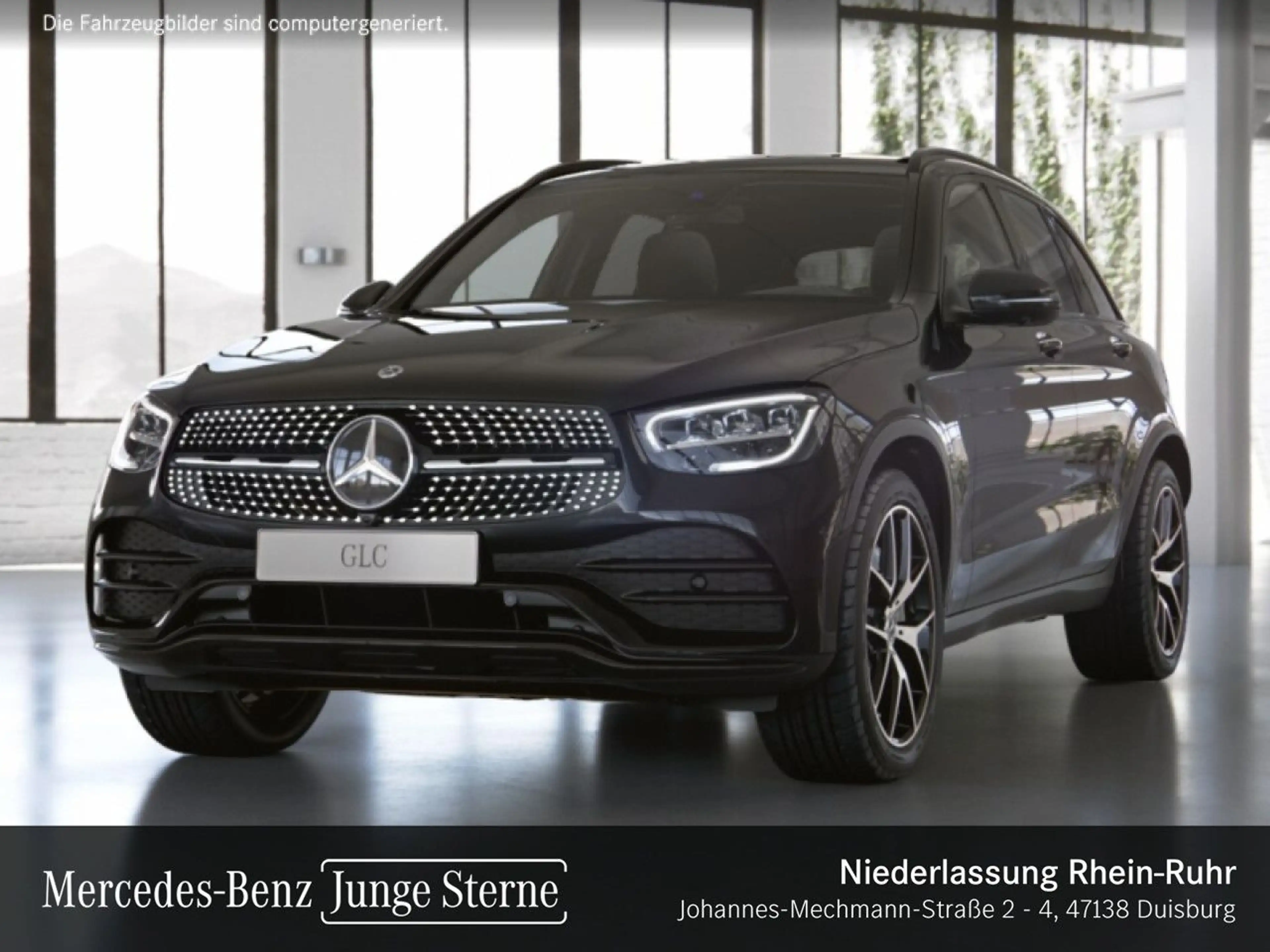 Mercedes-Benz GLC 400 d 4M AMG+NIGHT+PANO+360+AHK+LED+SPUR+TOTW — photo 2