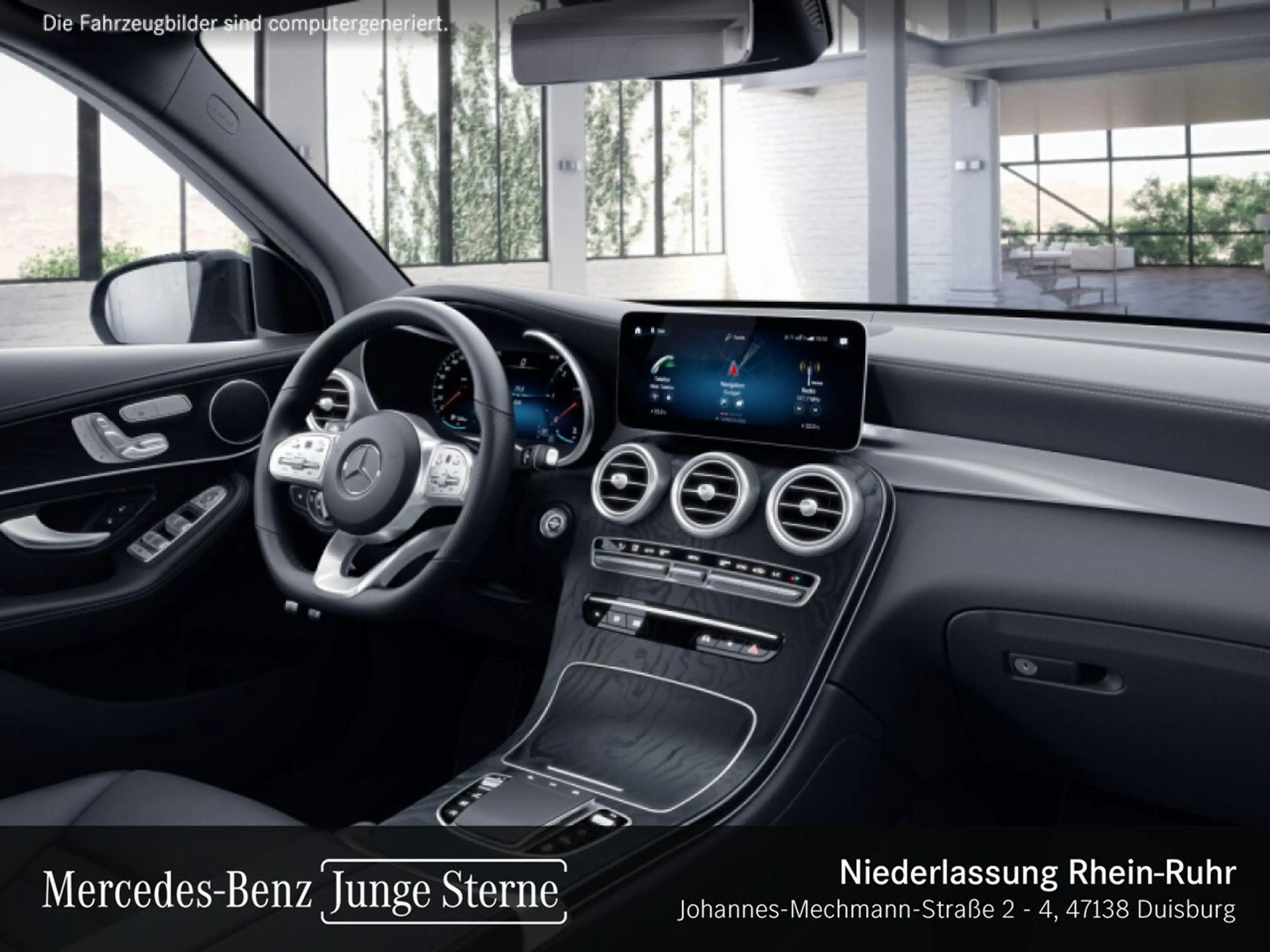 Mercedes-Benz GLC 400 d 4M AMG+NIGHT+PANO+360+AHK+LED+SPUR+TOTW — photo 11