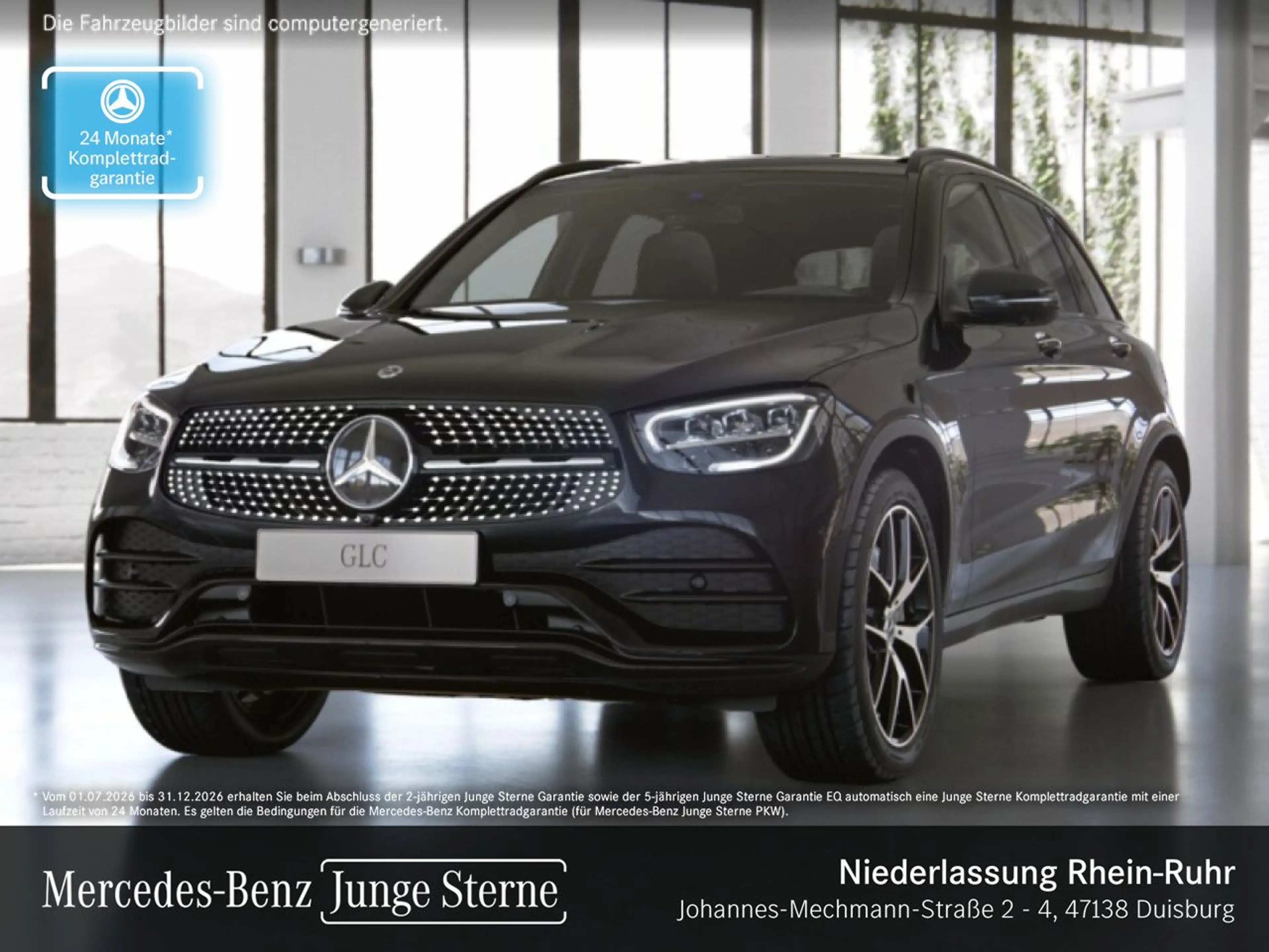 Mercedes-Benz GLC 400 d 4M AMG+NIGHT+PANO+360+AHK+LED+SPUR+TOTW