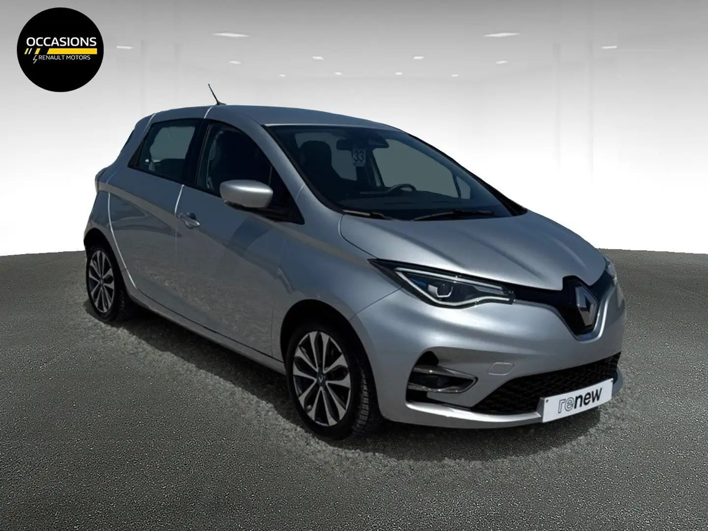 Renault ZOE Zoe 52 kWh R110 Zen ZE50 B-rent Argent - 2
